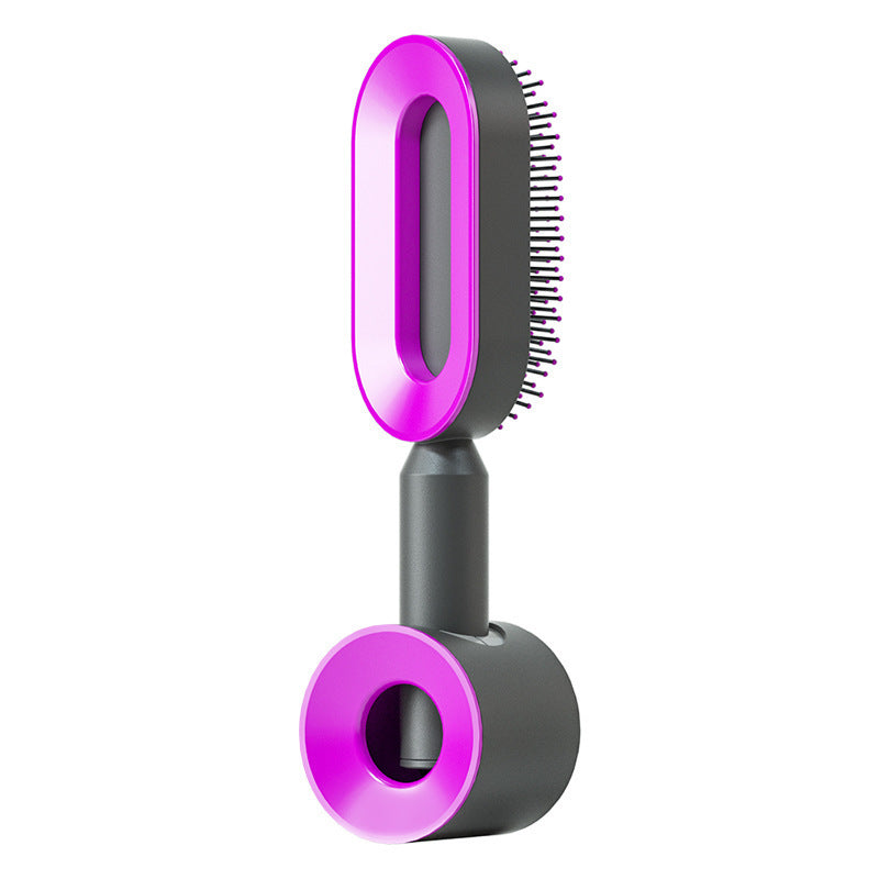 Self-Cleaning Scalp Hairbrush