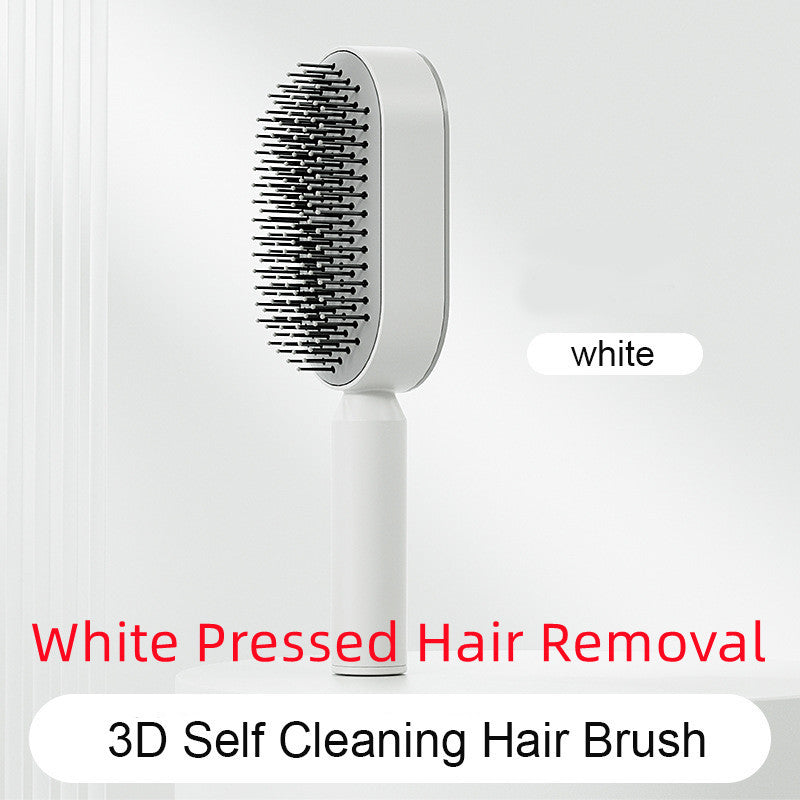Self-Cleaning Scalp Hairbrush
