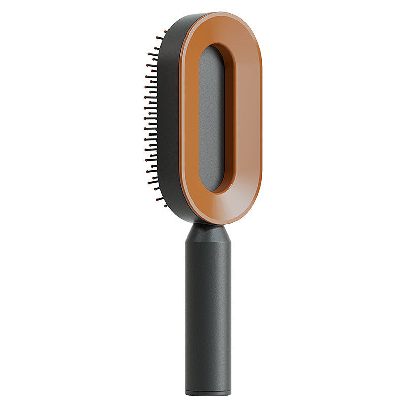 Self-Cleaning Scalp Hairbrush