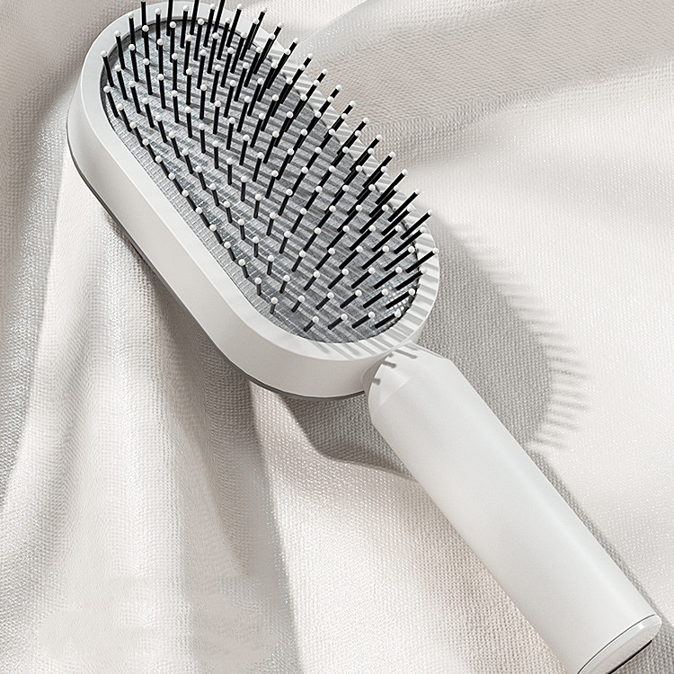 Self-Cleaning Scalp Hairbrush
