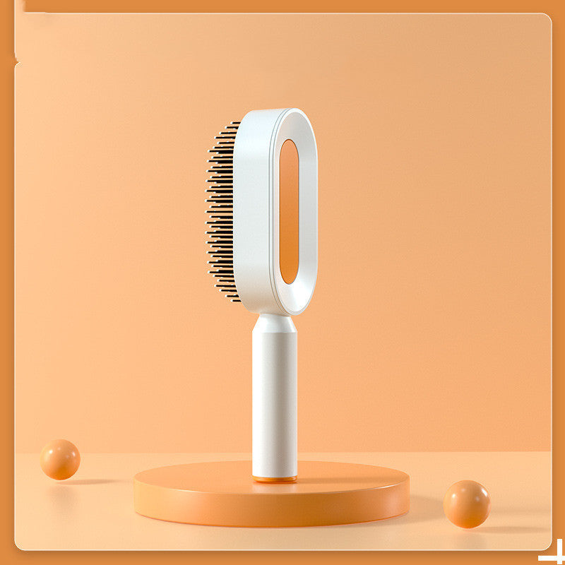 Self-Cleaning Scalp Hairbrush