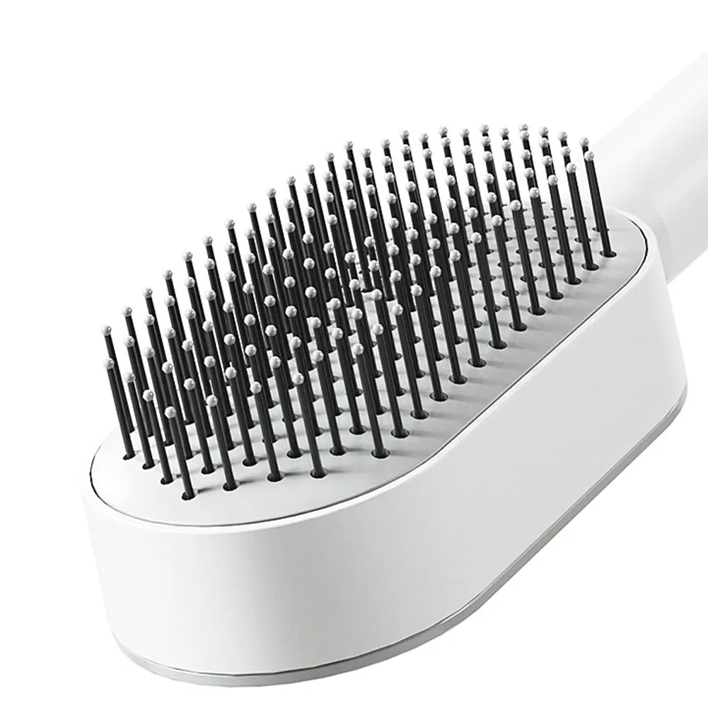 Self-Cleaning Scalp Hairbrush