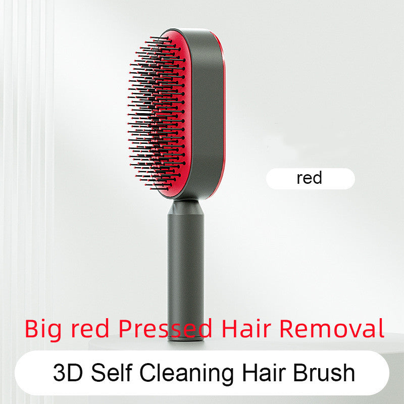 Self-Cleaning Scalp Hairbrush