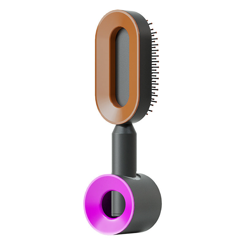 Self-Cleaning Scalp Hairbrush