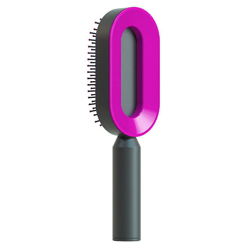 Self-Cleaning Scalp Hairbrush