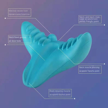 Almofada de massagem para coluna cervical