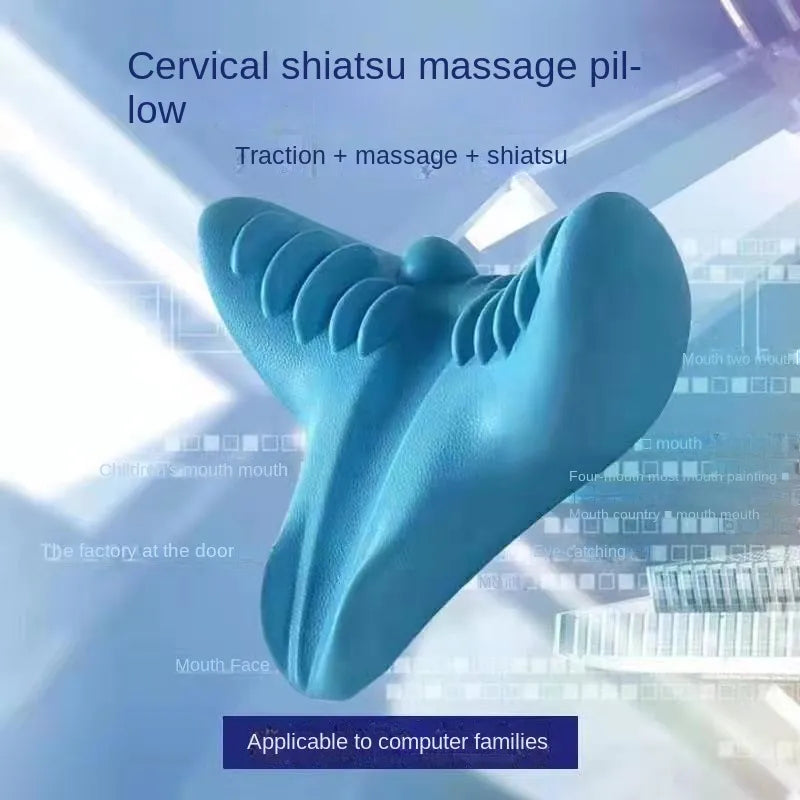 Almofada de massagem para coluna cervical