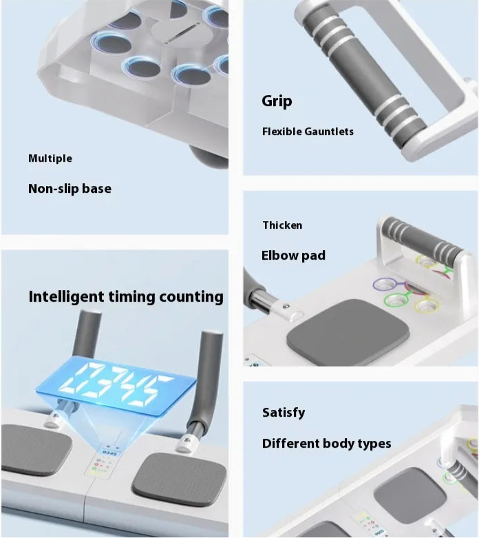 Barras ergonômicas para flexões